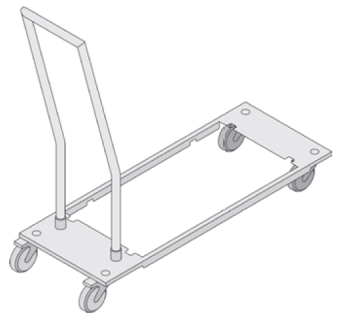 Тележка для емкостей встроенной системы слива жира (Combi-Duo 201, 202) RATIONAL 60.73.309 в ШефСтор (chefstore.ru)